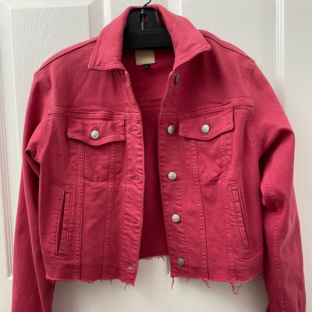 Joes vintaged wash denim crop jacket